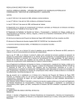 RESOLUCION DE DIRECTORIO Nº 138/2003 ASUNTO