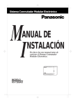 Panasonic KX-T206 - Manual de instalacion