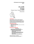 Pressure/ Vacuum Transducer Module Instrucciones