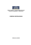 COMPRAS CENTRALIZADAS - Compras y Contrataciones Estatales