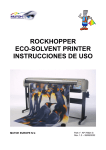 contenido rockhopper eco-solvent printer instrucciones de uso