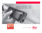 Leica DISTOTM D3 - Leica Geosystems