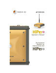 HiPer+ Operator`s Manual (Manual de Instrucciones del