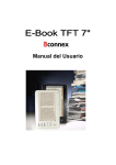 Manual Ebook tft 7"