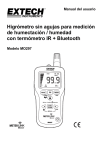 Higrómetro sin agujas para medición de humectación / humedad