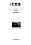 MANUAL DE INSTRUCCIONES ICR-232 RADIO