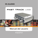 Manual del usuario • Fast Track USB