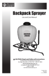 Backpack Sprayer - Forestry Suppliers, Inc.