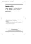 PC-180A, Manual del Usuario
