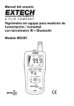 Manual del usuario Higrómetro sin agujas para medición de