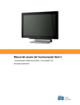 Manual del usuario del Touchcomputer Serie C