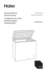 Manual Defrost Chest Freezer Congelador de