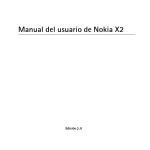 Manual del usuario de Nokia X2