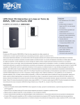 UPS Omni VS Interactivo en Línea en Torre de 800VA, 120V con