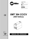 Instrucciones Miller XMT 304 cv/cc