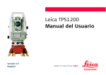 Leica TPS1200 Manual del Usuario