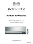 High Wall Platinum Manual de Usuario