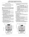 Instrucciones Generales de Servicio