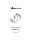 Conversor USB-RS485 Manual del usuario