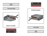 MANUAL DEL USUARIO HORNO PARA PIZZA INSTRUCTION