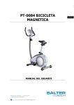 pt-0084 bicicleta magnetica manual del usuario