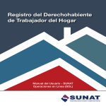 Registro del Derechohabiente de Trabajador del Hogar