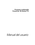 Manual del usuario - PowerLite S5 Series/77c