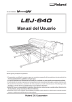 LEJ-640, Manual del Usuario