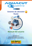 Sistema de abrasión fluida Manual del usuario