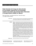 Determinantes del riesgo de desnutrición en los adultos