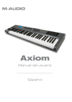 Manual de usuario Axiom 61