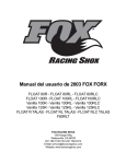 Manual del usuario de 2003 FOX FORX