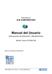 SJE CORPORATION Manual del Usuario