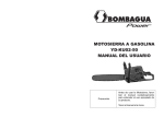 Manual MotoSierra - Sanchez & CIA. INDUSTRIAL, SA