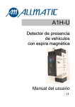 Instrucción detector A1H-U