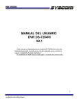 MANUAL DEL USUARIO DVR DS-7204HI V2.1