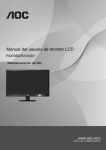 Manual del usuario de monitor LCD