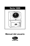 Serie 1200 Manual del usuario