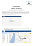 Colombia GPS Manual del usuario Funciones de usuario final