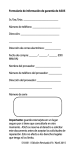 Formulario de información de garantía de ASUS Sr./Sra./Srta