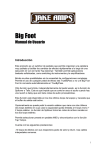 Manual del usuario Big Foot