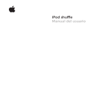 iPod shuffle Manual del usuario