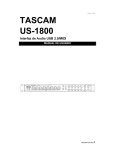 US-1800 - Manual del usuario