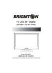 TV LCD 24" Digital
