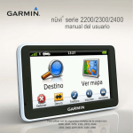 Manual de usuario Garmin Nuvi 22xx 23xx 24xx series