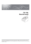 FAX 1190L Manual del usuario