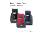 Manual Primo 413 by Doro