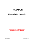 TRAZADOR Manual del Usuario