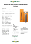 Manual del usuario para caldera de pellets Ekoheat