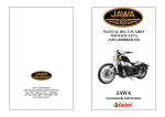 MANUAL DEL USUARIO MOTOCICLETA JAWA BOBBER 350